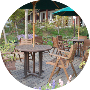 ウッドデッキの画像